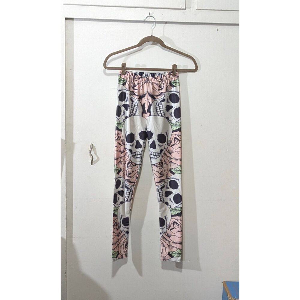 Skull and Roses - Lotus Leggings sz. S - Picture 3 of 5